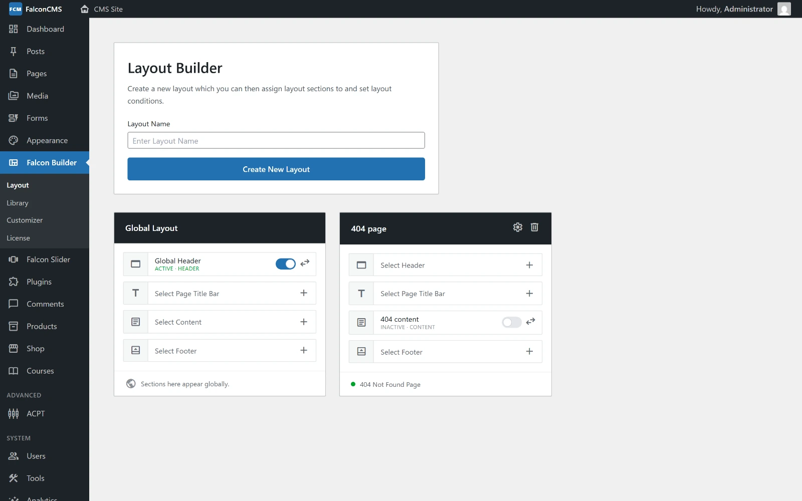 The Layout Builder